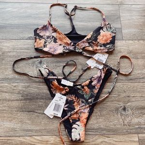 L*space floral bikini set - brand new designer swimsuit